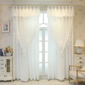 rideau baie vitrée double