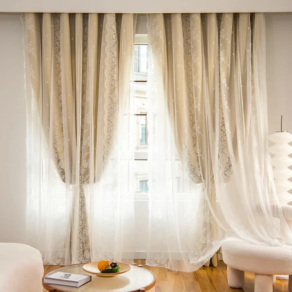 rideau double occultant