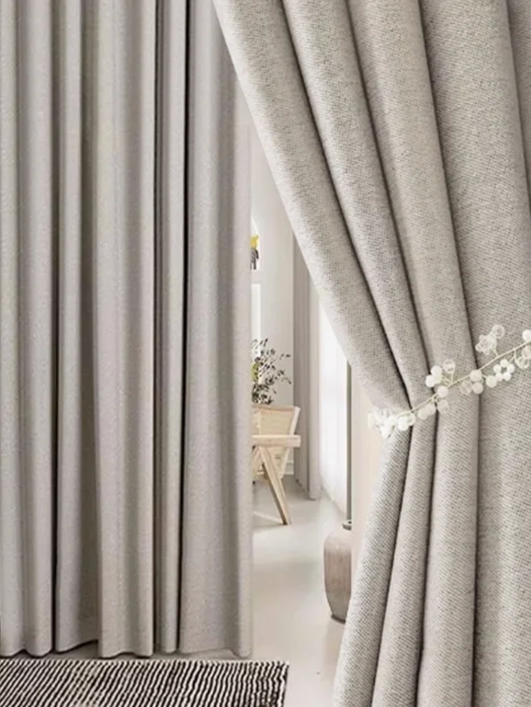 RIDEAU OCCULTANT GRIS style moderne