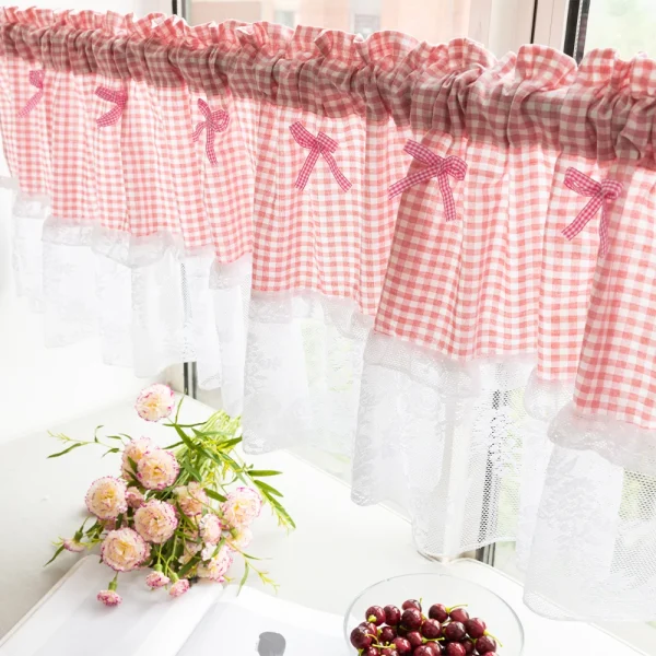 rideau fenêtre court Maison Rideau