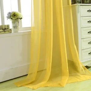 rideau en tulle