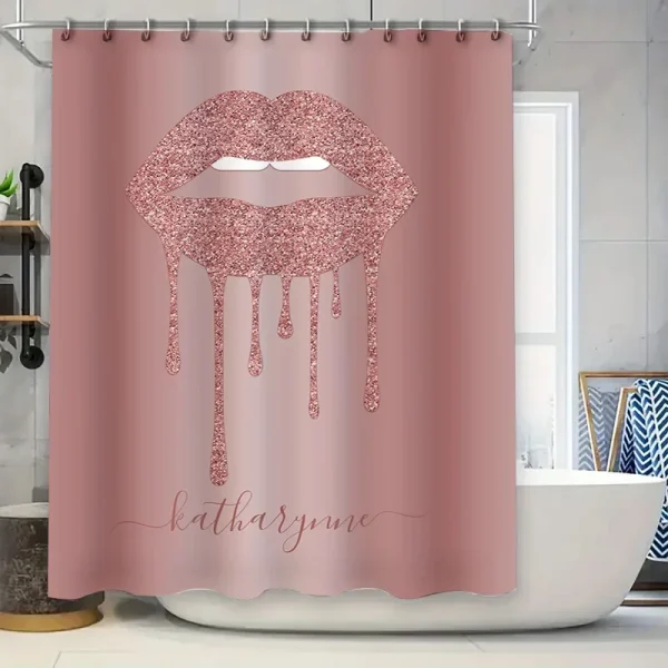 rideau de douche romantique élégant