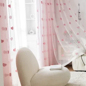rideau de chambre romantique