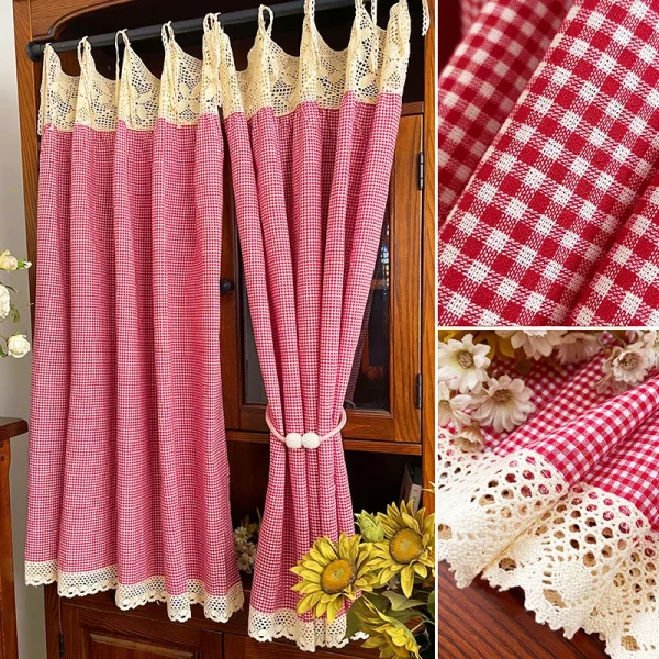 rideau cuisine en dentelle