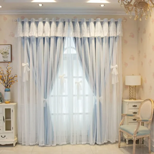 rideau occultant voilage