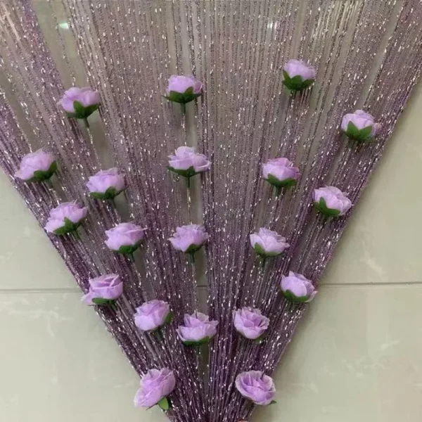 rideau en fil moderne