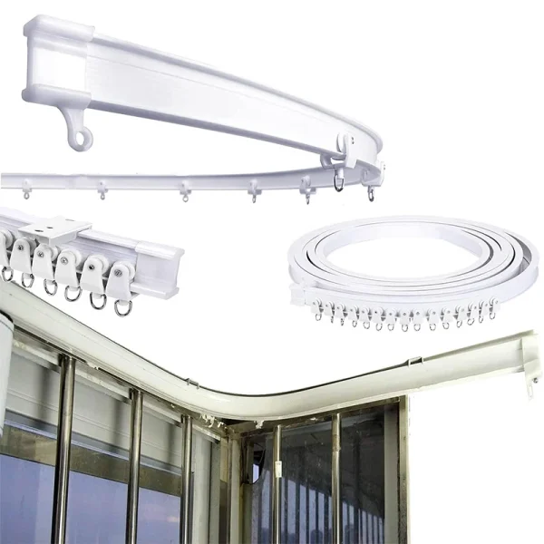 rail rideau plafond flexible