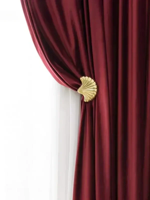 rideau en velours épais