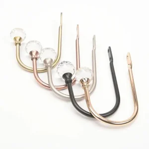 accroche rideau en cristal