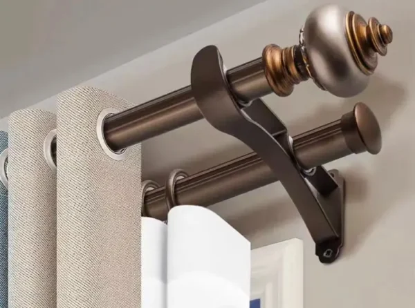 ensemble tringle à rideaux