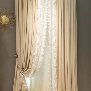 RIDEAU FRANCAIS EN DENTELLE