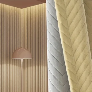 rideau velours côtelé